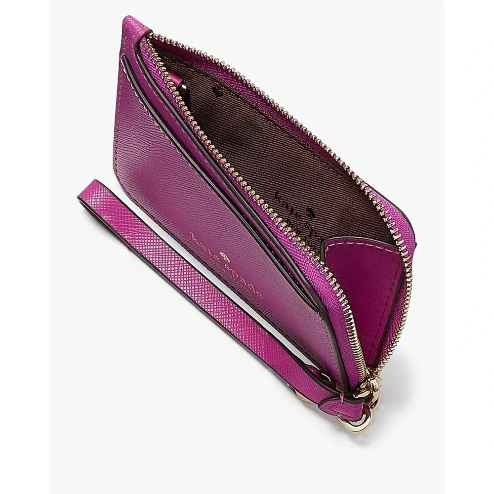 Kate Spade Schuyler Small Card Holder Wristlet in Pink – NWT